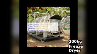 فروش فریزر خشک کن صنعتی 200 کیلوگرمی