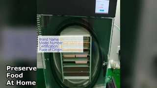 فریز خشک کن خانگی برای مواد غذایی با ماندگاری طولانی