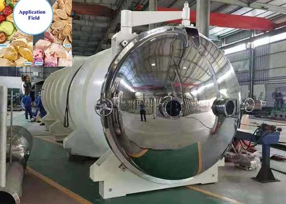 1000 کیلوگرم ماشین خشک کن یخچال و خلاء مواد غذایی میوه در عرض 133pa