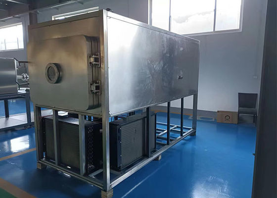 -40C-80C مواد غذایی خلاء فریز خشک کن 500kg / دسته گرمایش الکتریکی