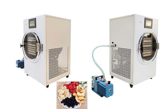 کنترل PLC 6-8Kg خانه مواد غذایی فریزر خشک کن 20-24 ساعت چرخه خشک