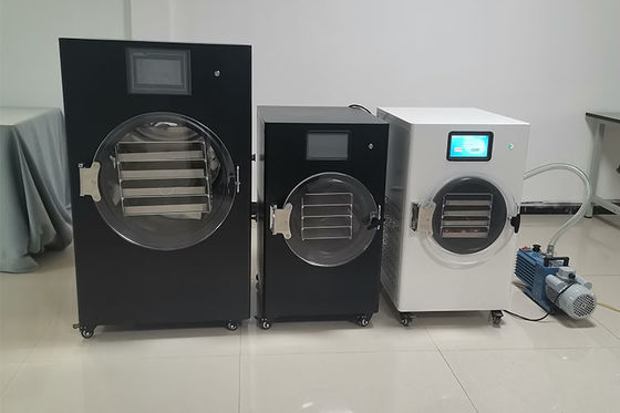 دستگاه خشک کن یخ و خلاء با صفحه لمسی LCD با ظرفیت 8-10 کیلوگرم در هر دسته