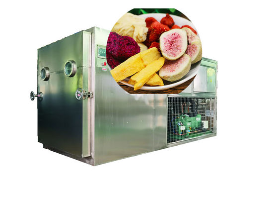 100 کیلوگرم 200 کیلوگرم PLC کنترل شده Lyophilizer مواد غذایی خلاء فریز خشک کن