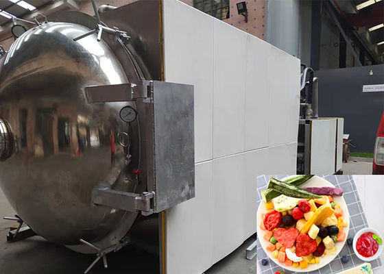 OEM ODM مواد غذایی خلاء فریز خشک کن کنترل PLC 500kg / دسته