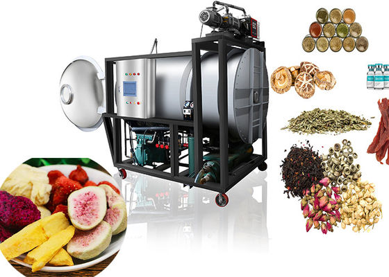 لیوفیلسر خلاء خشک کن یخ -45C-80C تله سرد 100kg/بار