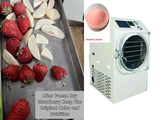 دستگاه خشک کن خانگی و منجمد مواد غذایی کنترل شده توسط PLC 6kg 10Kg اندازه متوسط