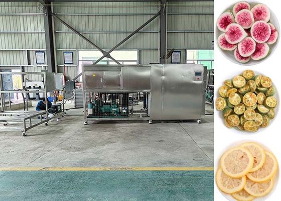 هوا خنک کننده مواد غذایی لیوفیلیزر فریزر خشک کن با -35 ~ 45 درجه سانتیگراد بخار تهویه