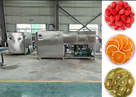 -50 ~ 80C گرمایش الکتریکی لیوفیلیزر فریزر خشک کن با خنک کننده هوا
