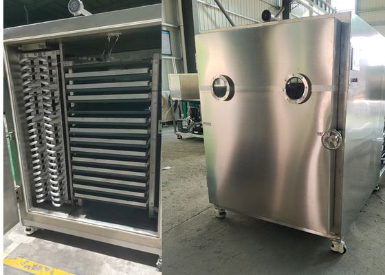 روش گرمایش الکتریکی مواد غذایی خلاء فریز خشک کن با قدرت نصب 65KW و سیستم کنترل PLC