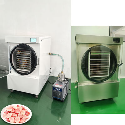 خشک کن انجمادی خانگی با خشک کن انجمادی با پمپ وکیوم Baosi دو مرحله ای و پوسته استیل ضد زنگ SUS304