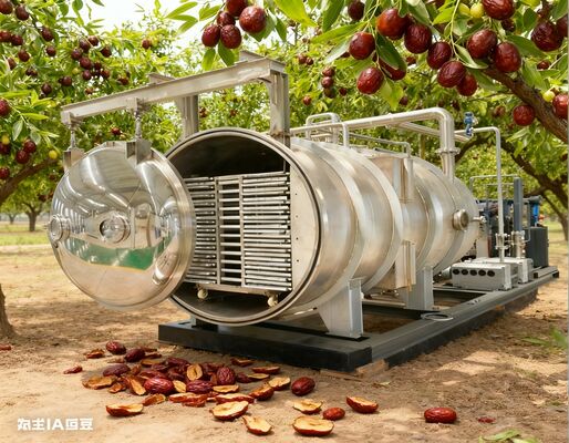 خشک کن انجمادی صنعتی خشک کردن دقیق برای مواد با ارزش بالا پردازش قرارداد انبوه