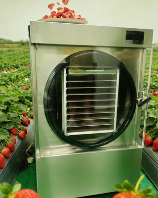 کنترل PLC 10 کیلوگرم فریزر خشک کن خانگی -50C تا 50C محدوده دما