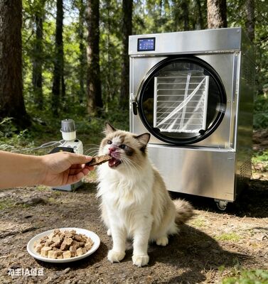 صرفه جویی در هزینه و حفظ طعم! دستگاه خشک کن انجمادی خانگی با سینی های استیل ضد زنگ و پمپ بی صدا