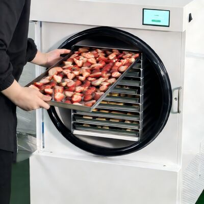 دستگاه خشک کن انجمادی خانگی متوسط ​​با استفاده از روش گرمایش الکتریکی، عملکرد انرژی و خشک شدن مداوم در دسته‌های مختلف را تضمین می‌کند