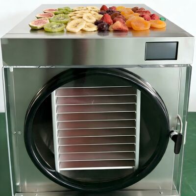 چرخه خشک شدن یخ زده 24 تا 30 ساعت خشک کننده یخ زده خانگی با محدوده دمای منفی 50 تا 90 درجه سانتیگراد و سطح سر و صدا کمتر از 50 دسیبل