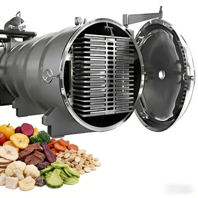 منبع برق 220V380V3PH فریزر خشک کن صنعتی شامل واحد خنک کننده BITZER یا Leybold و سیستم گرمایش الکتریکی که خشک کردن را تضمین می کند