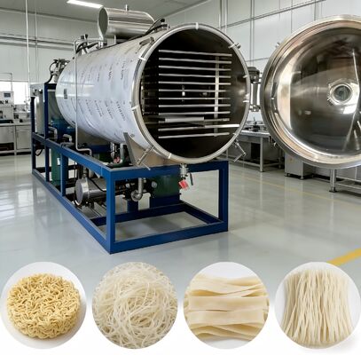 سیستم کنترل PLC دستگاه خشک کن انجمادی صنعتی فولاد ضد زنگ 304، سطح خلاء زیر 13 پاسکال، مناسب برای صنایع غذایی، دارویی و شیمیایی
