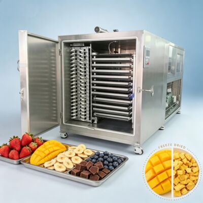 خشک کن انجمادی صنعتی با گرمایش الکتریکی و سیستم خنک کننده آبی، ایده آل برای فرآوری مواد غذایی و شیمیایی