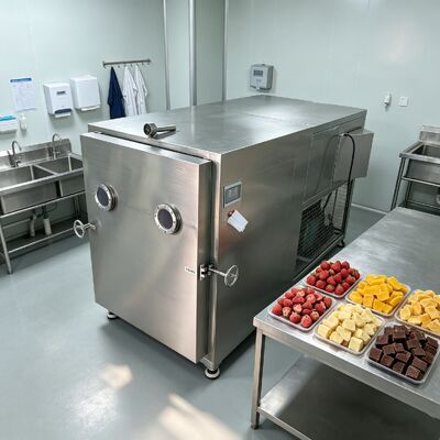 سینی اندازه 1280 600 30mm خشک کن یخ زده سبزیجات انتخاب مناسب برای خشک کردن سبزیجات مصرف برق 10KwH سیستم انرژی