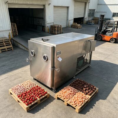 گرمایش الکتریکی سیلیکون خشک کن یخ زده سبزیجات با مصرف برق 10KwH و اندازه اتاق 180017001300mm برای خشک کردن یخ